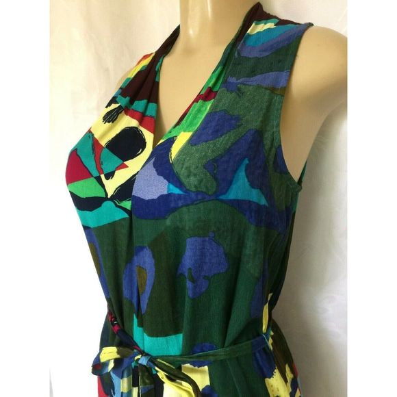 Desigual Creta Dress Belted Multi color Tunic - Picture 5 of 8